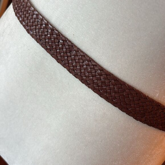 Vintage Talbots Braided Leather Belt - M - Picture 3 of 9